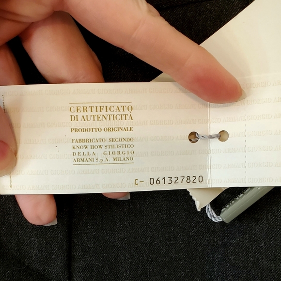 NWT Emporio Armani Antinea SRL Wool Trousers - Picture 7 of 9